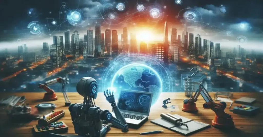 AI-powered robot navigating real-world environments with stability and expressive movement.