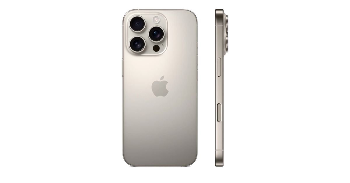 iPhone 16 Pro titanium design