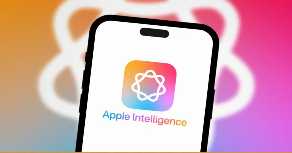 iPhone 17 running iOS 26 with Apple Intelligence features like Live Translation, visual search, and on-device AI tools.