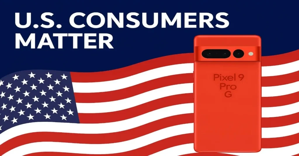 U.S. smartphone consumers driving Google Pixel 9 Pro market strategy.