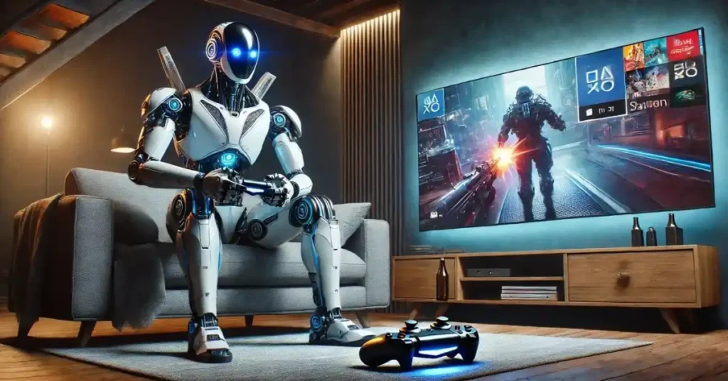 AI adjusting single-player game difficulty to match player skill in real time.