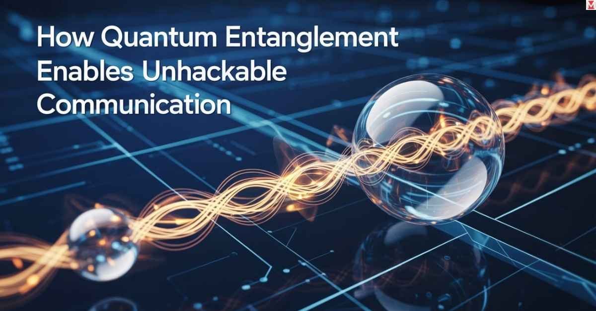 Quantum entanglement for secure communication