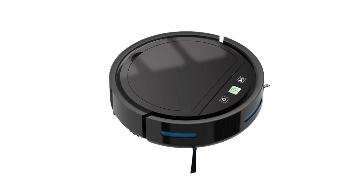 Robot vacuum cleaning floor automatically