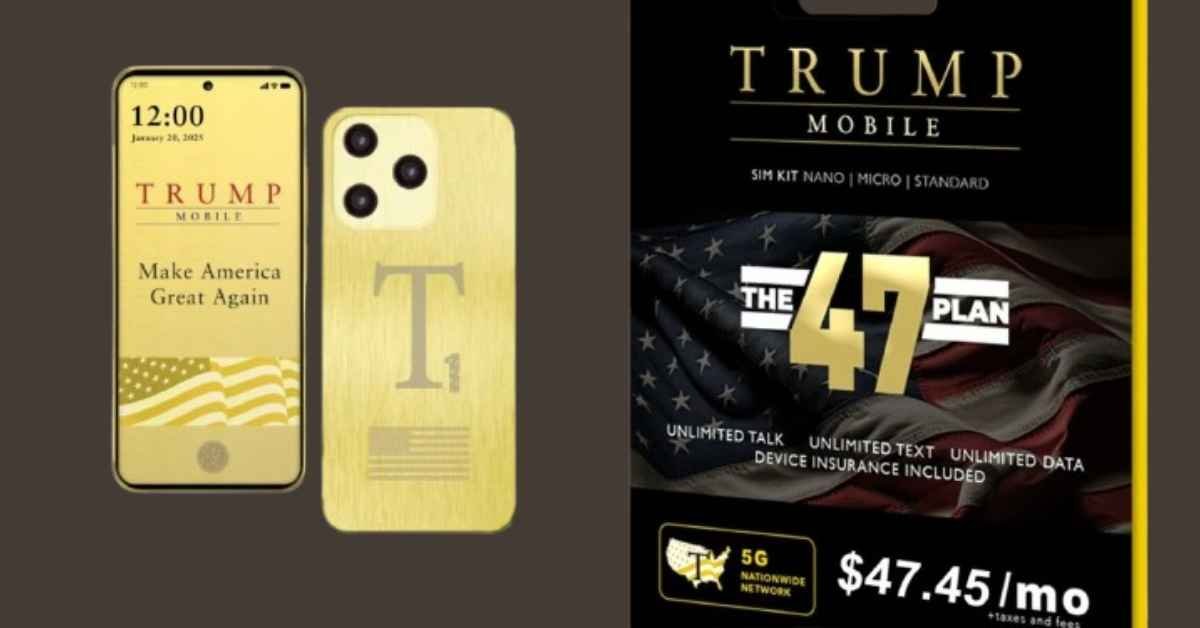 Trump T1 SM 8002 Gold Phone Android 15