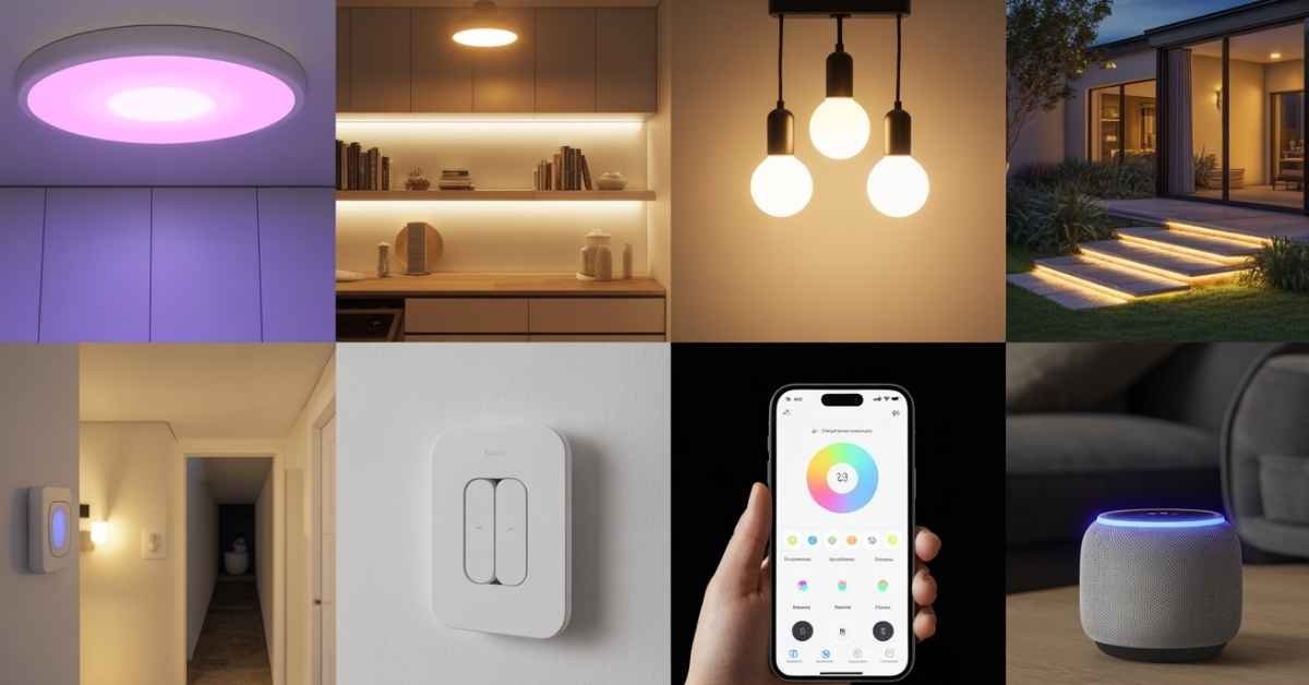 Different smart lighting system types