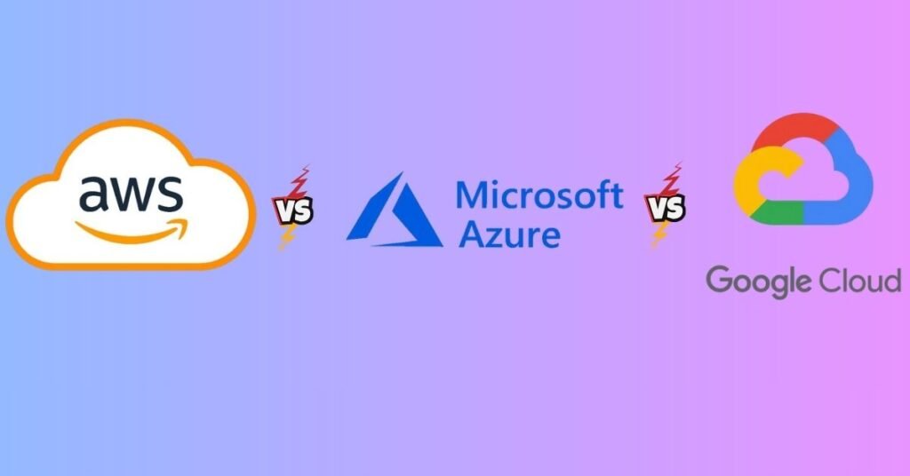 AWS Azure Google Cloud market battle