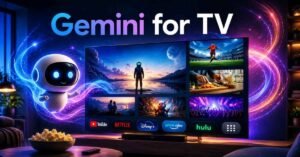 Gemini for TV AI on Google TV screen