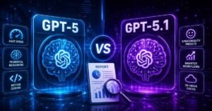 GPT-5 vs GPT-5.1 AI comparison