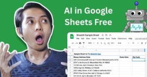 AI in Google Sheets free setup guide