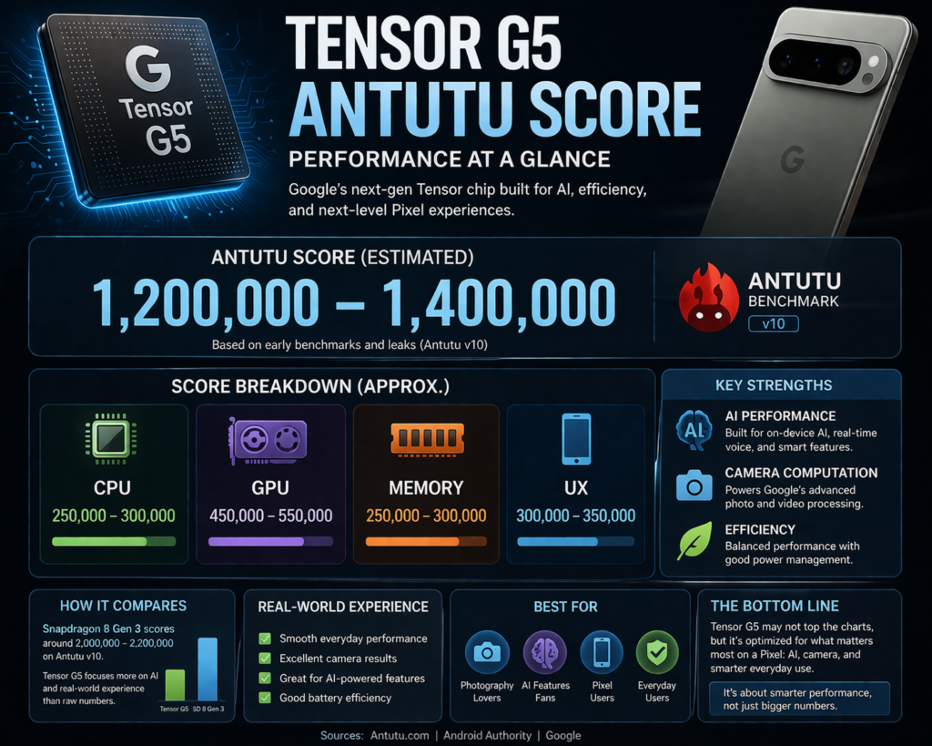Tensor G5 Antutu Score Tensor G5 Antutu Score