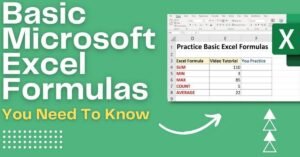 Basic Excel formulas for beginners